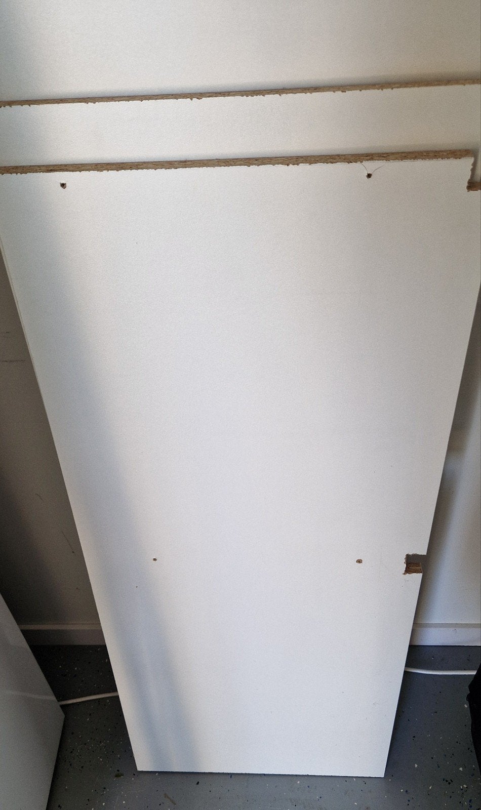 Witte meubelpanelen / legplanken, Ophalen, Gebruikt