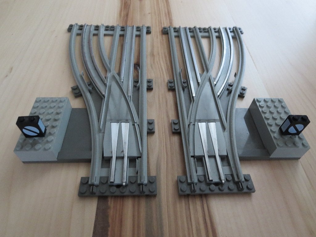 12v Rails Trein L & R Handbedienings Wissels (7856;12 Volt), Kinderen en Baby's, Gebruikt, Overige thema's, Lego, Ophalen of Verzenden