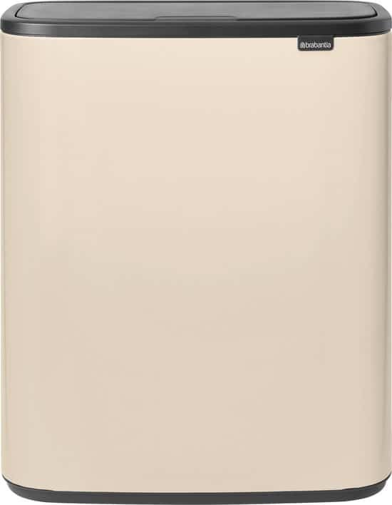 Brabantia Bo Touch Bin Prullenbak - 1 vak - 60 liter - Soft, Huis en Inrichting, Triple J Online, Info@triplejonline.nl, De Spinnekop 9