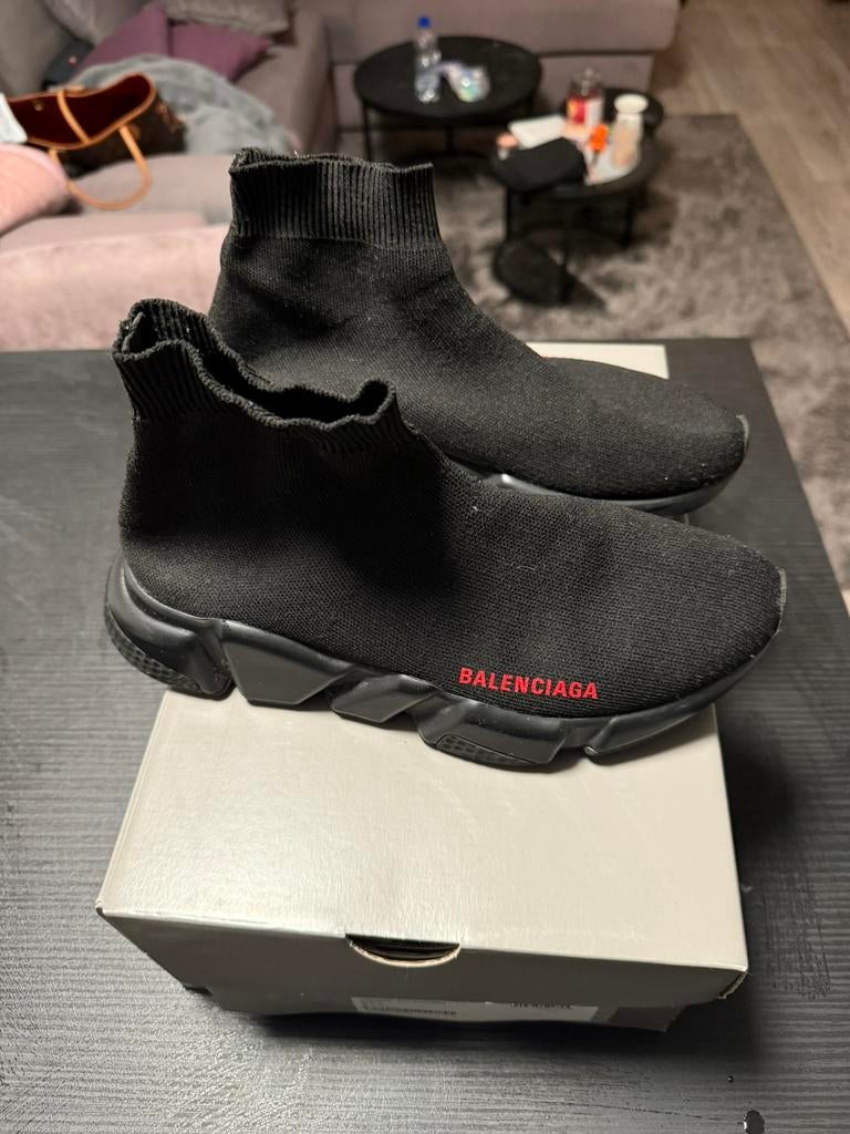Balenciaga Speed Trainers, Ophalen of Verzenden, Zo goed als nieuw, Zwart, Sneakers of Gympen