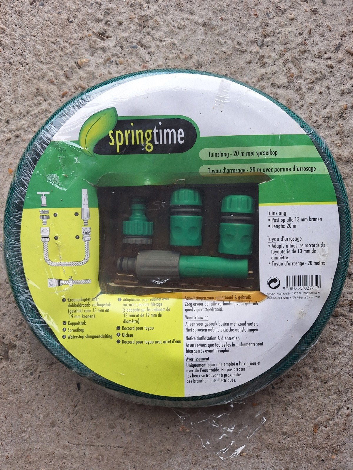 Springtime Tuinslang 20m met Sproeikop en Koppelingen, Tuin en Terras, Tuinslangen, Ophalen, Nieuw, Tuinslang