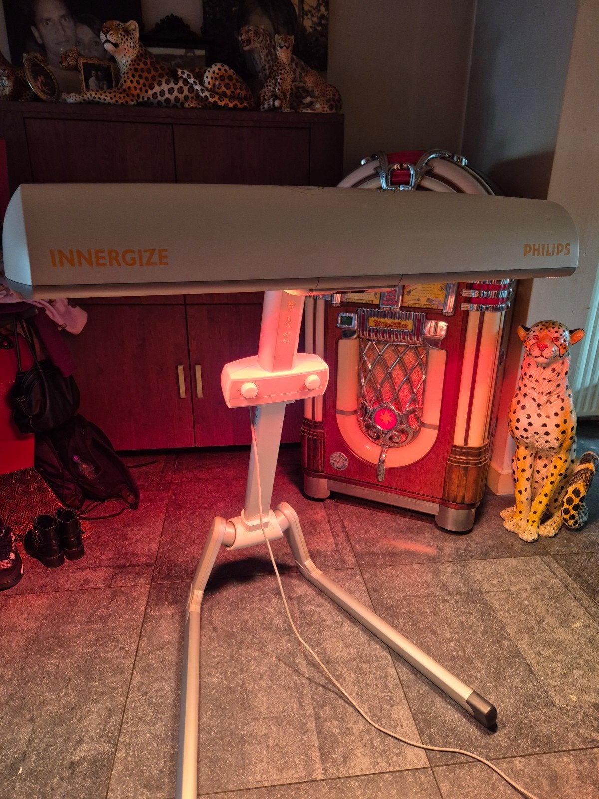 koopje hb933 philips innergize inklapbare zonnehemel, Ophalen, Zonnebank enkelzijdig, Minder dan 10 lampen