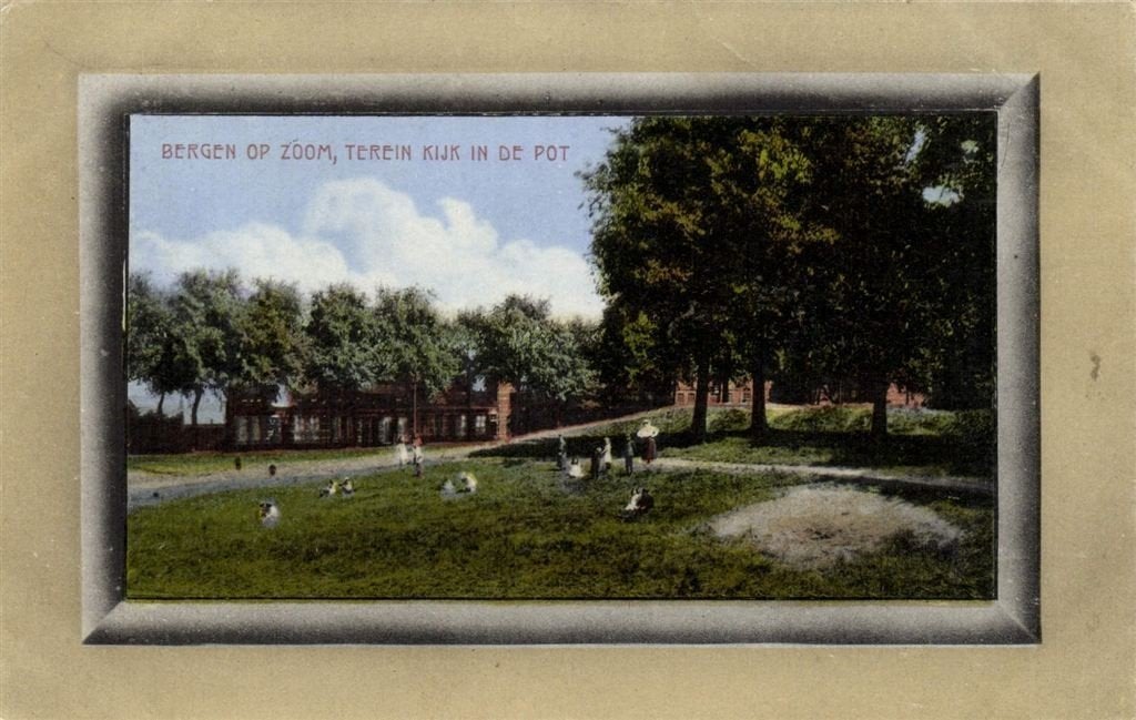 Bergen op Zoom. Terein Kijk in de Pot - 1918? gelopen, Verzenden, Voor 1920, Gelopen, Noord-Brabant