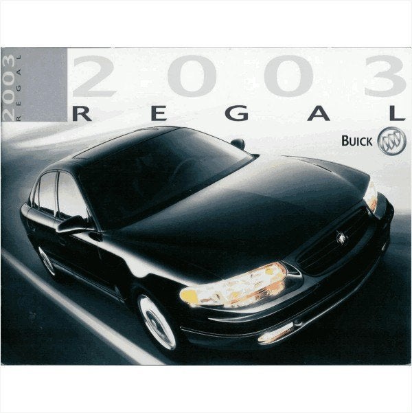 Buick Regal Brochure 2003 #1 Engels, Ophalen of Verzenden, Gelezen, Overige merken
