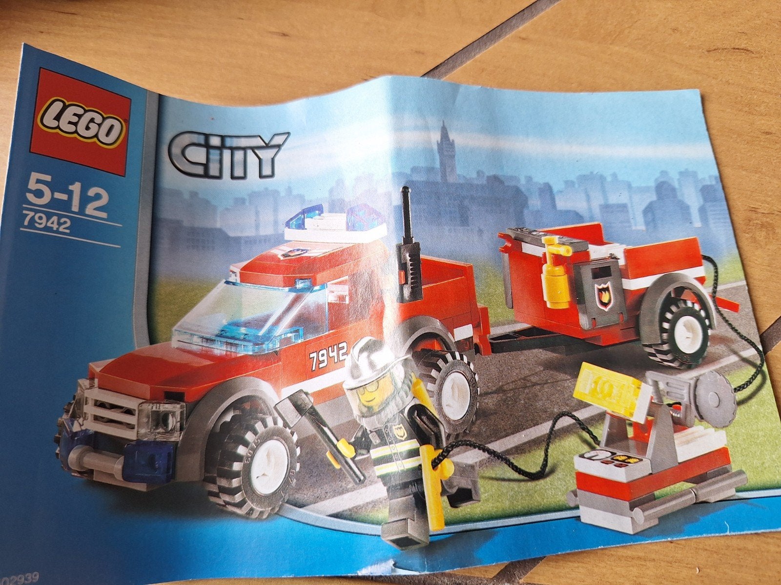 Lego City Brandweerwagen met aanhanger (set 7942), Compleet, Lego, Ophalen of Verzenden, Complete set