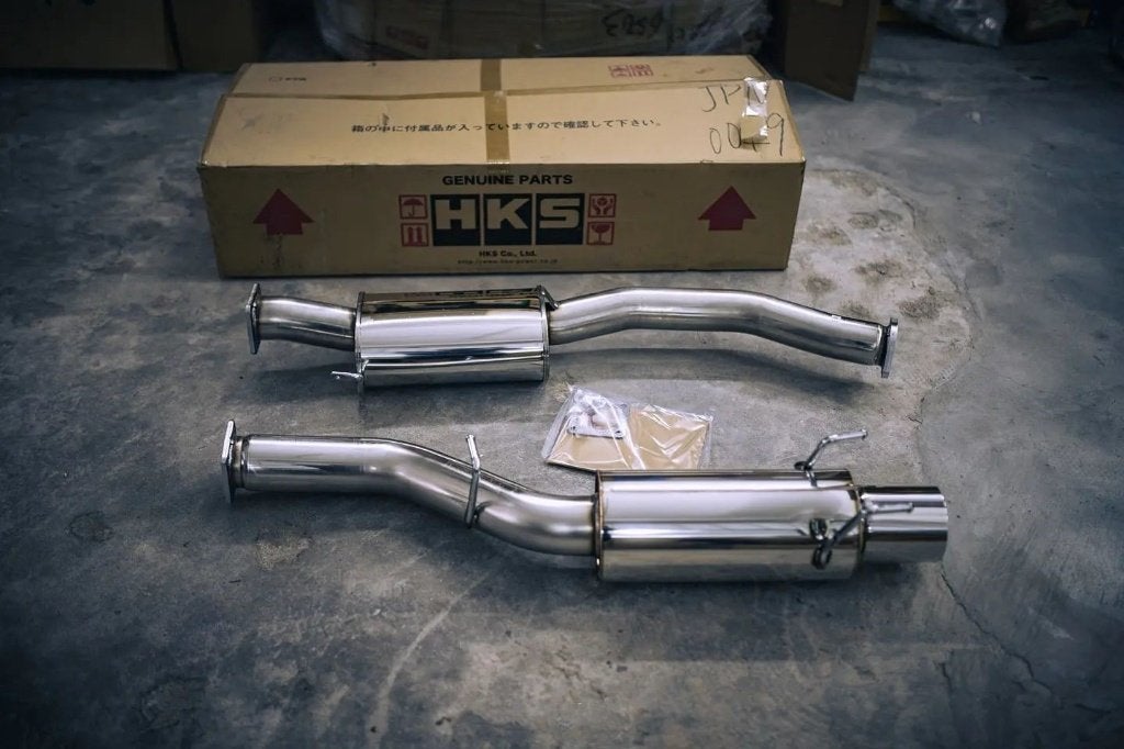 HKS Silent Hi-Power uitlaatsysteem - Skyline R32 GTR GT-R, Ophalen of Verzenden
