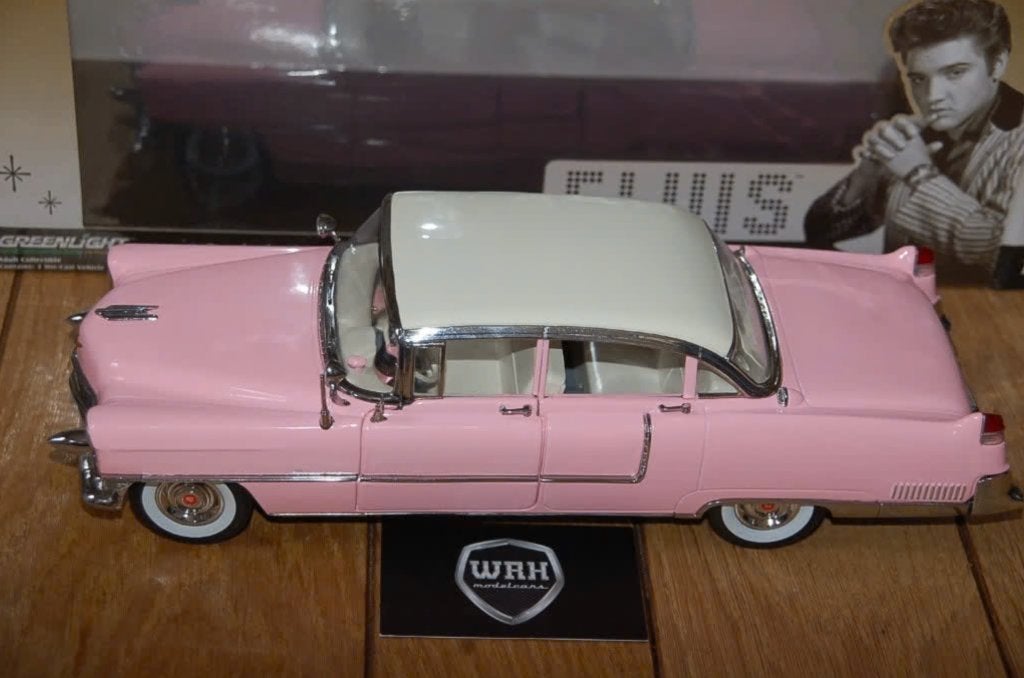 1:18 CADILLAC FLEETWOOD 1955 ELVIS Greenlight in box WRH, Verzenden, Zo goed als nieuw, Auto, Overige merken