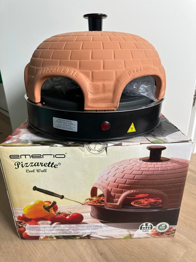 Emerio pizzarette cool wall - in zeer goede staat, Ophalen, Minder dan 45 cm, Oven, Zo goed als nieuw