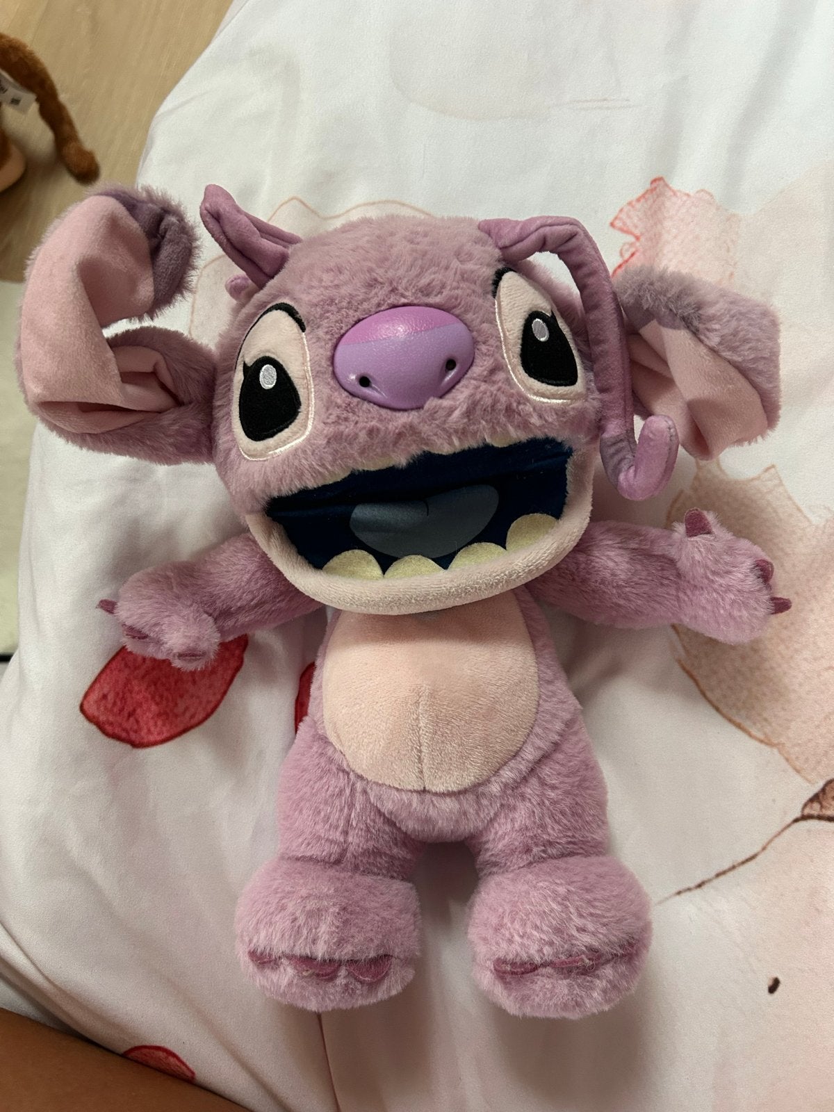 Disney Angel knuffel - Lilo & Stitch hand pratende, Paars, Disney, Overige typen, Ophalen of Verzenden