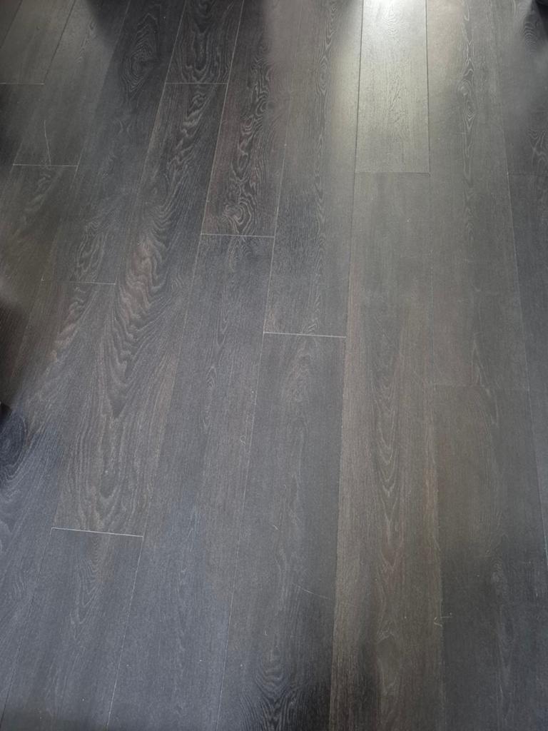 Donker laminaat vloer, Ophalen, 50 tot 150 cm, 10 m² of meer, 10 tot 30 cm