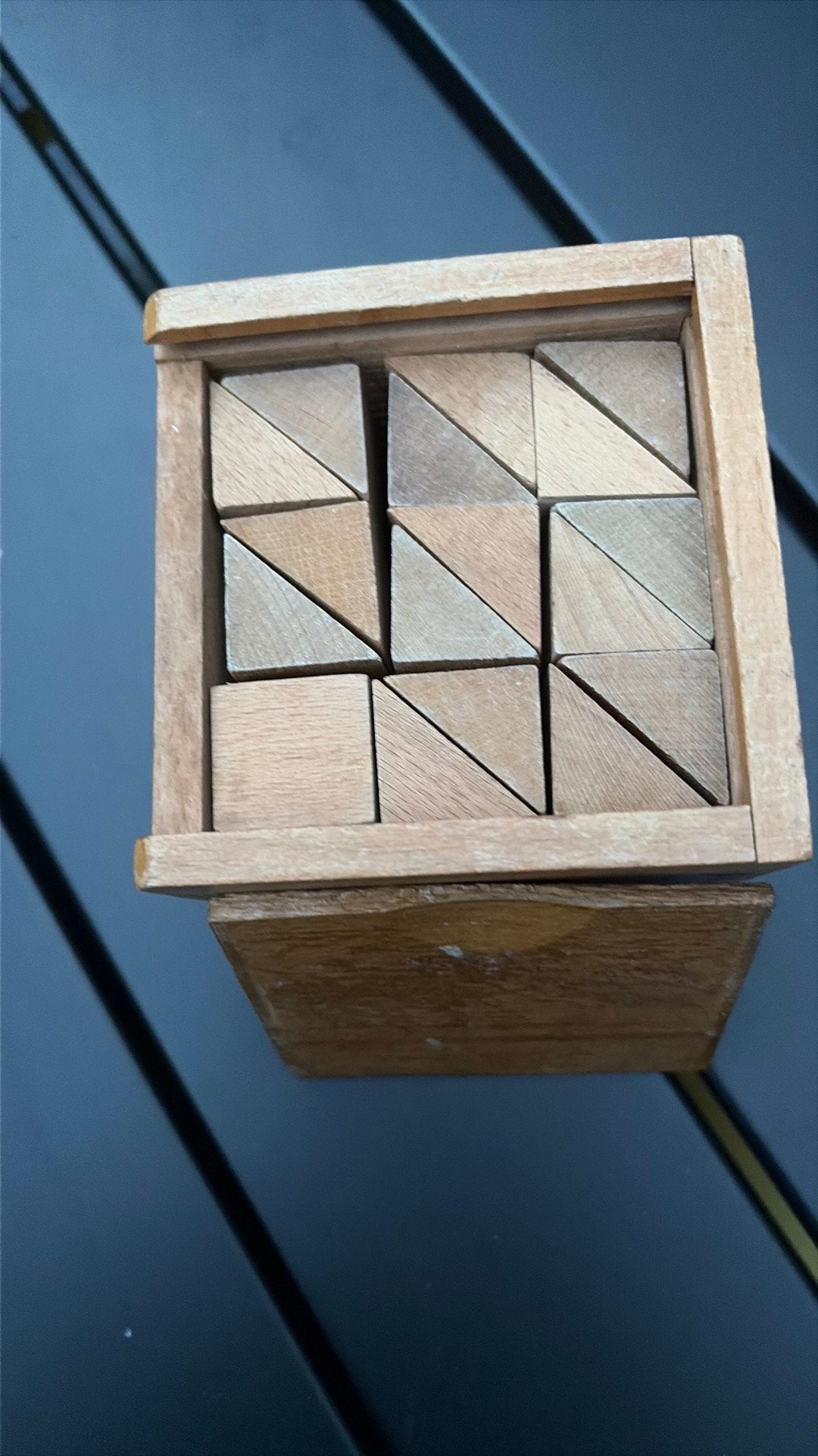 Hele en halve houten blokjes van Fröbel., Ophalen