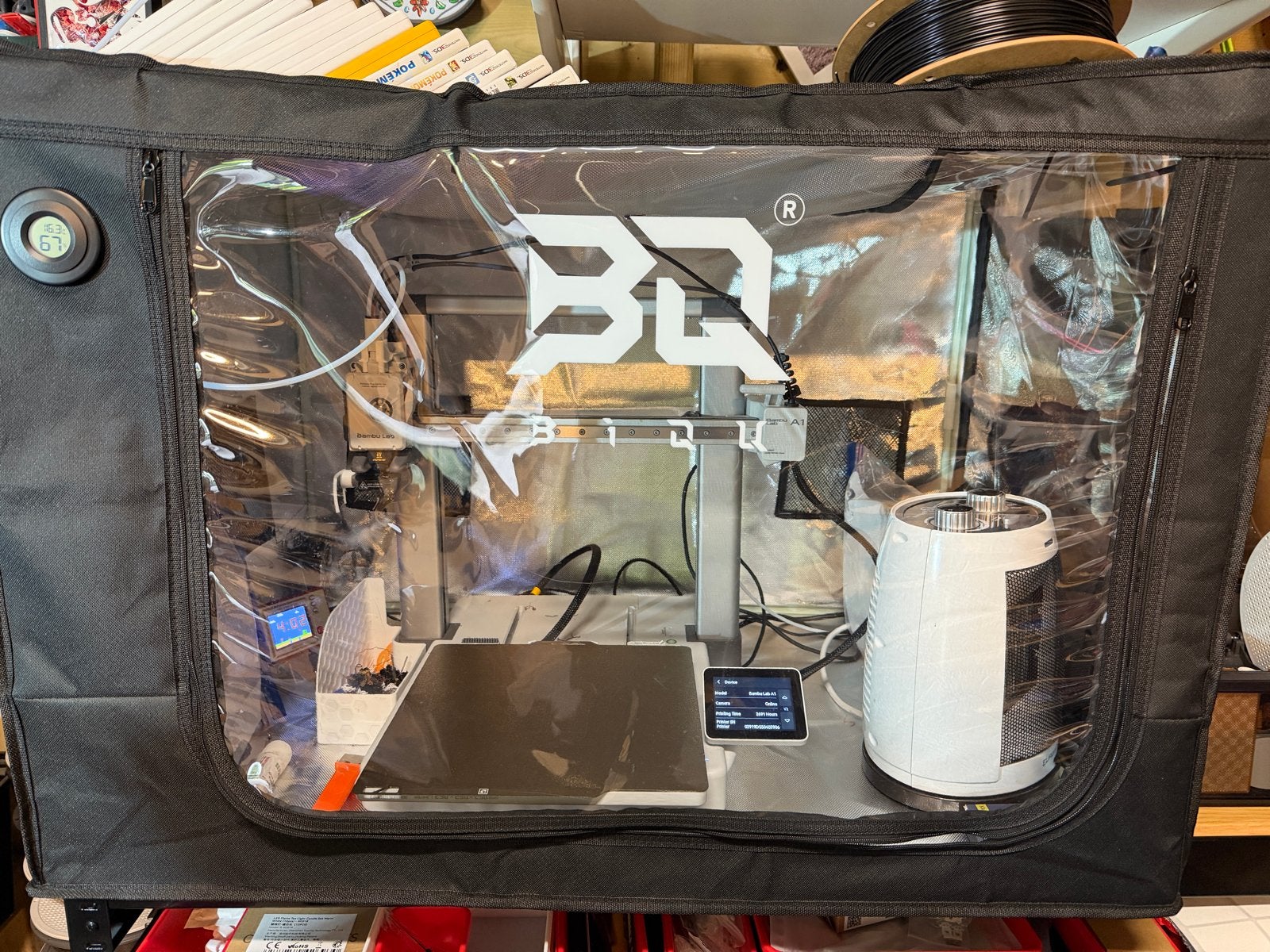 BIQU B1 3D-printer behuizing en accessoires, Ophalen of Verzenden, Ingebouwde Wi-Fi, Zo goed als nieuw, Filament