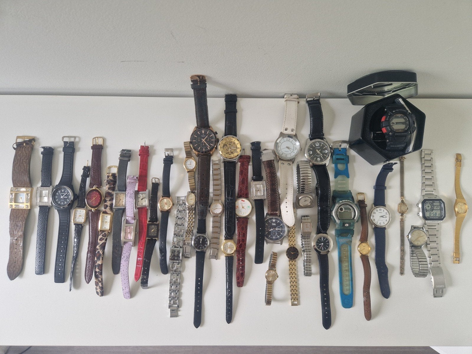 partij horloge's, Sieraden, Tassen en Uiterlijk, Horloges | Antiek, Ophalen, Overige materialen, Overige merken
