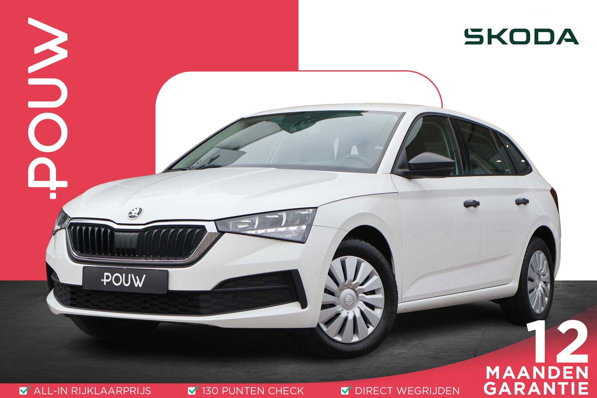 Skoda Scala 1.0 TSI 95pk Active | Carplay | PDC | Cruise Con, 12 maanden, Gebruikt, Euro 6, 95 pk