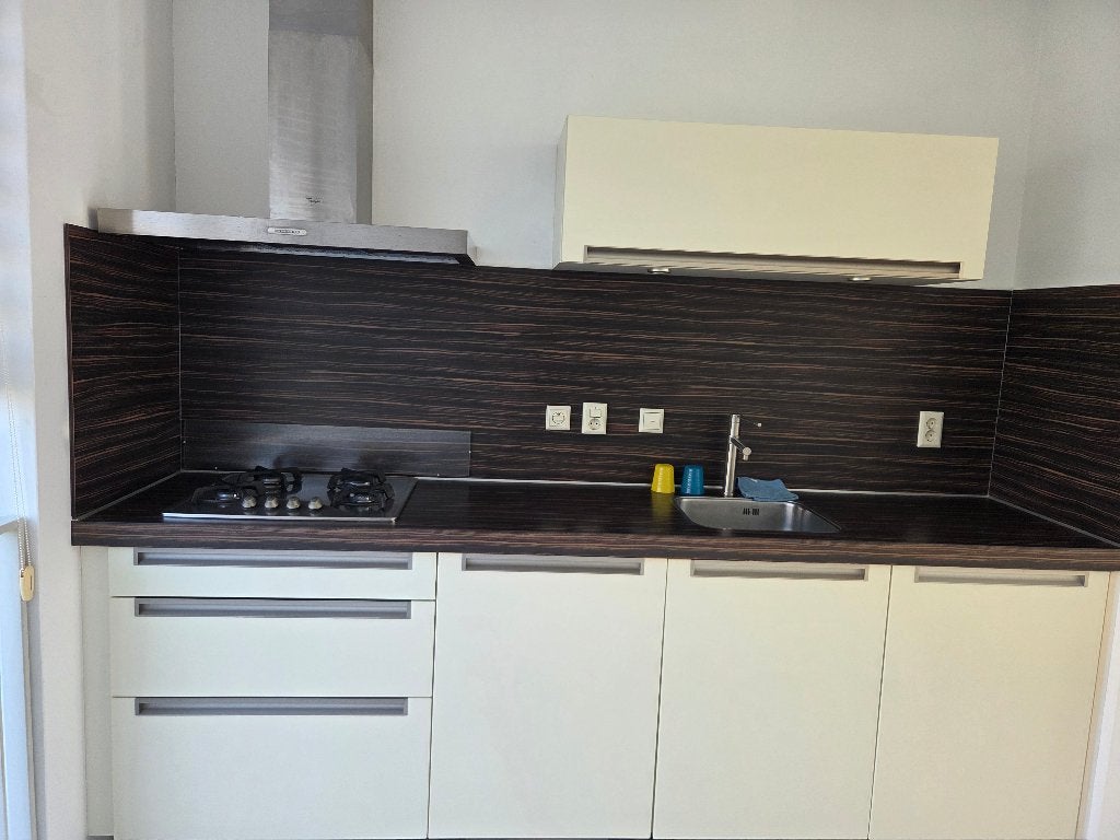 Complete keuken incl. apparaten MEENEEMPRIJS, Ophalen, Gebruikt, Dubbelwandige keuken, Crème