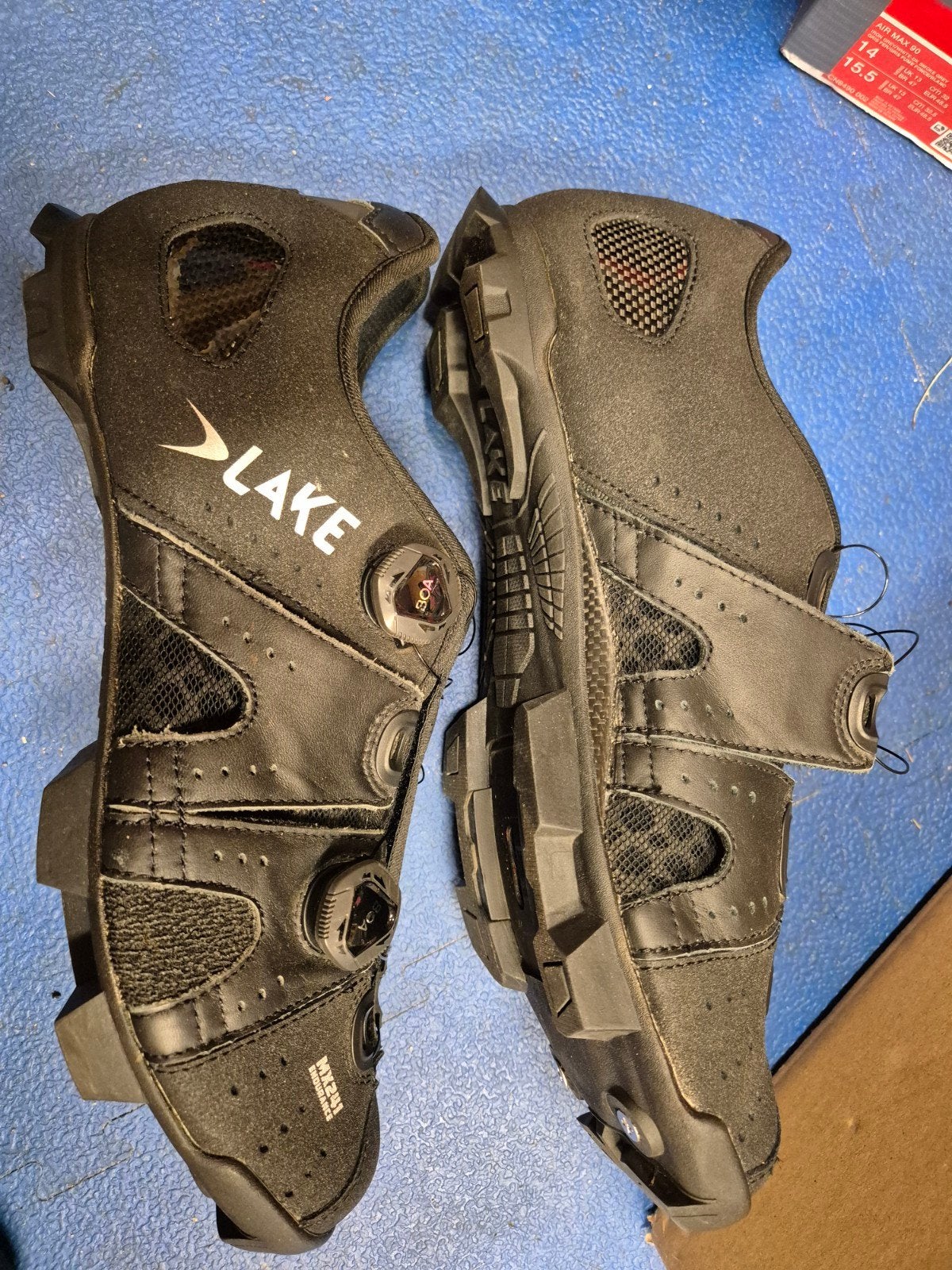 Lake MX 241 fietsschoenen maat 48 wide - Zo goed als nieuw, Fietsen en Brommers, Schoenen, Ophalen of Verzenden, Zo goed als nieuw