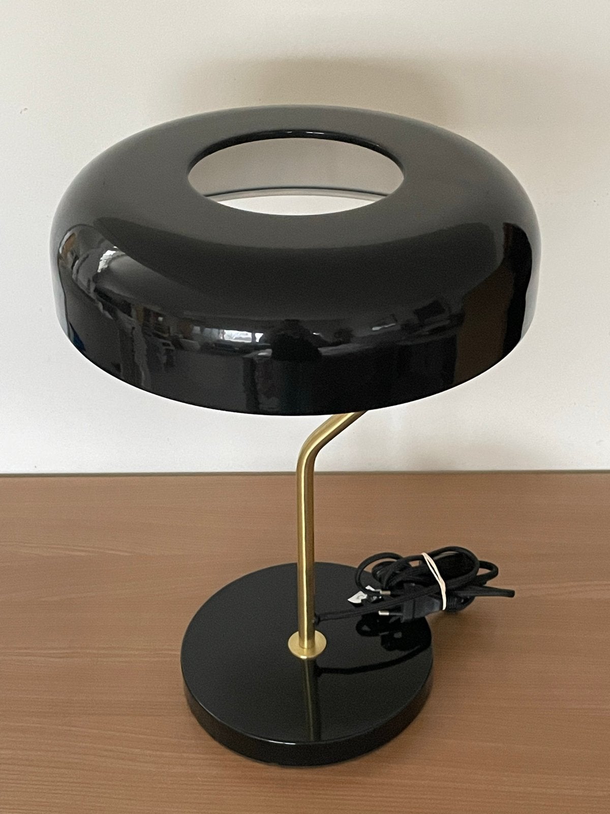 Stijlvolle Zwarte Tafellamp - Modern Design, Ophalen, Zwart, Metaal, Modern