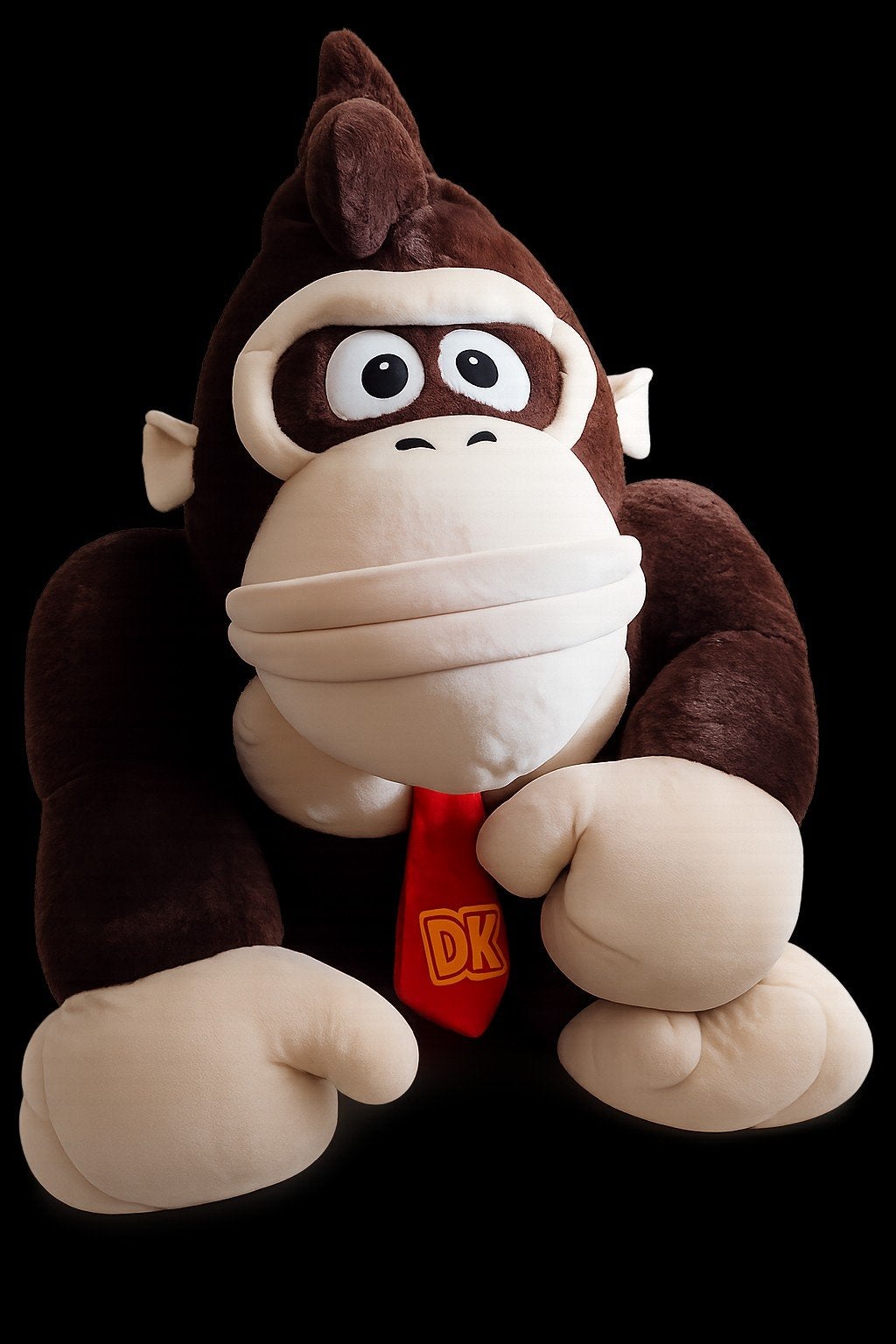 Enorme Donkey Kong knuffel, Kinderen en Baby's, Ophalen of Verzenden, Zo goed als nieuw, Nintendo, Rood