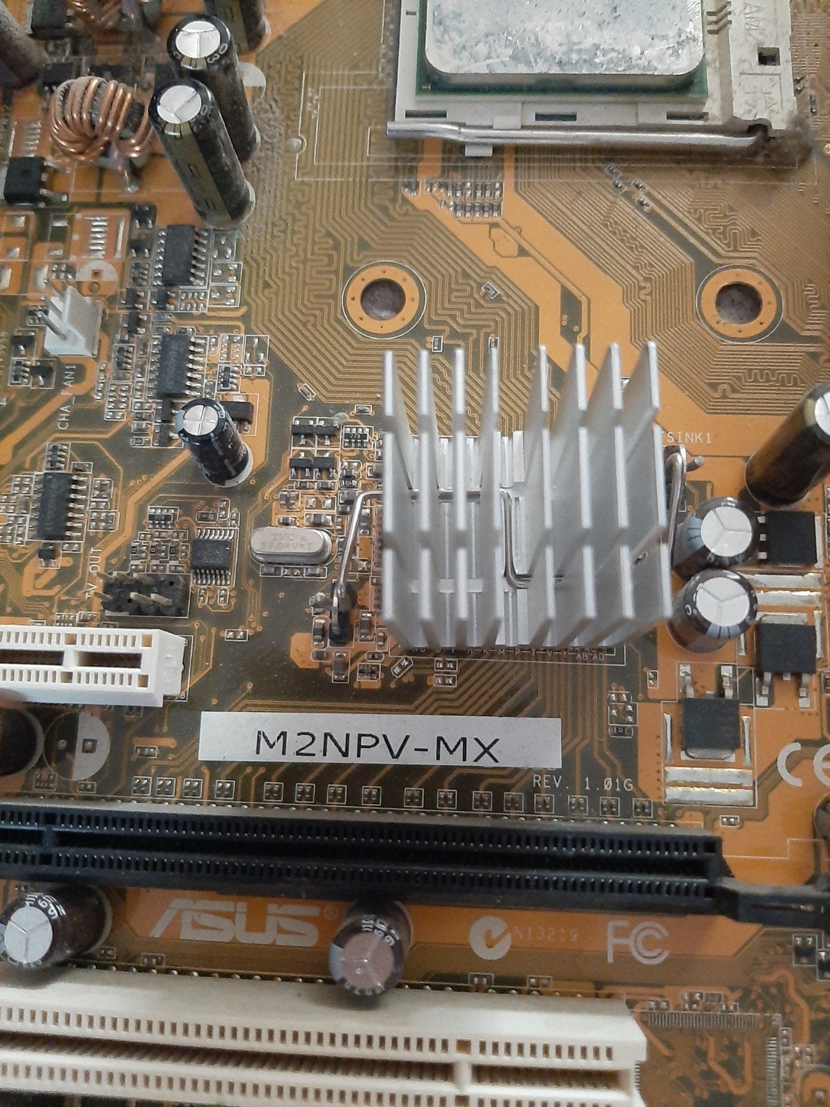 Retro Moederbord ASUS M2NPV-MX, Ophalen of Verzenden, Gebruikt