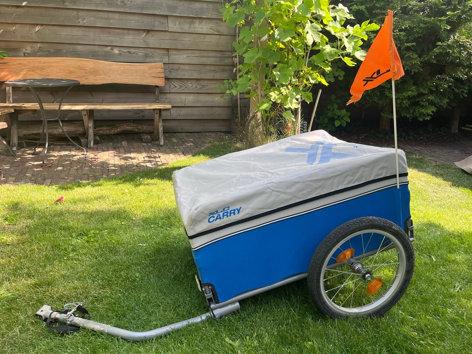 XLC Carry Bagage-fietskar - Ideaal voor fietsvakantie, Ophalen, Gebruikt, Opvouwbaar, Bagagekar