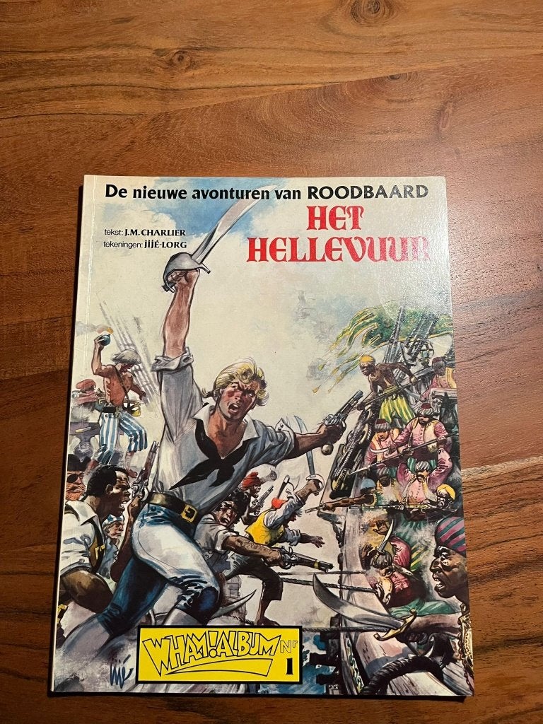 Roodbaard – Het Hellevuur, Eén stripboek, Ophalen of Verzenden, Zo goed als nieuw