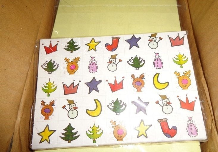 PARTIJ VELLETJE KERSTSTICKERS , ., Nieuw, Ophalen of Verzenden, .