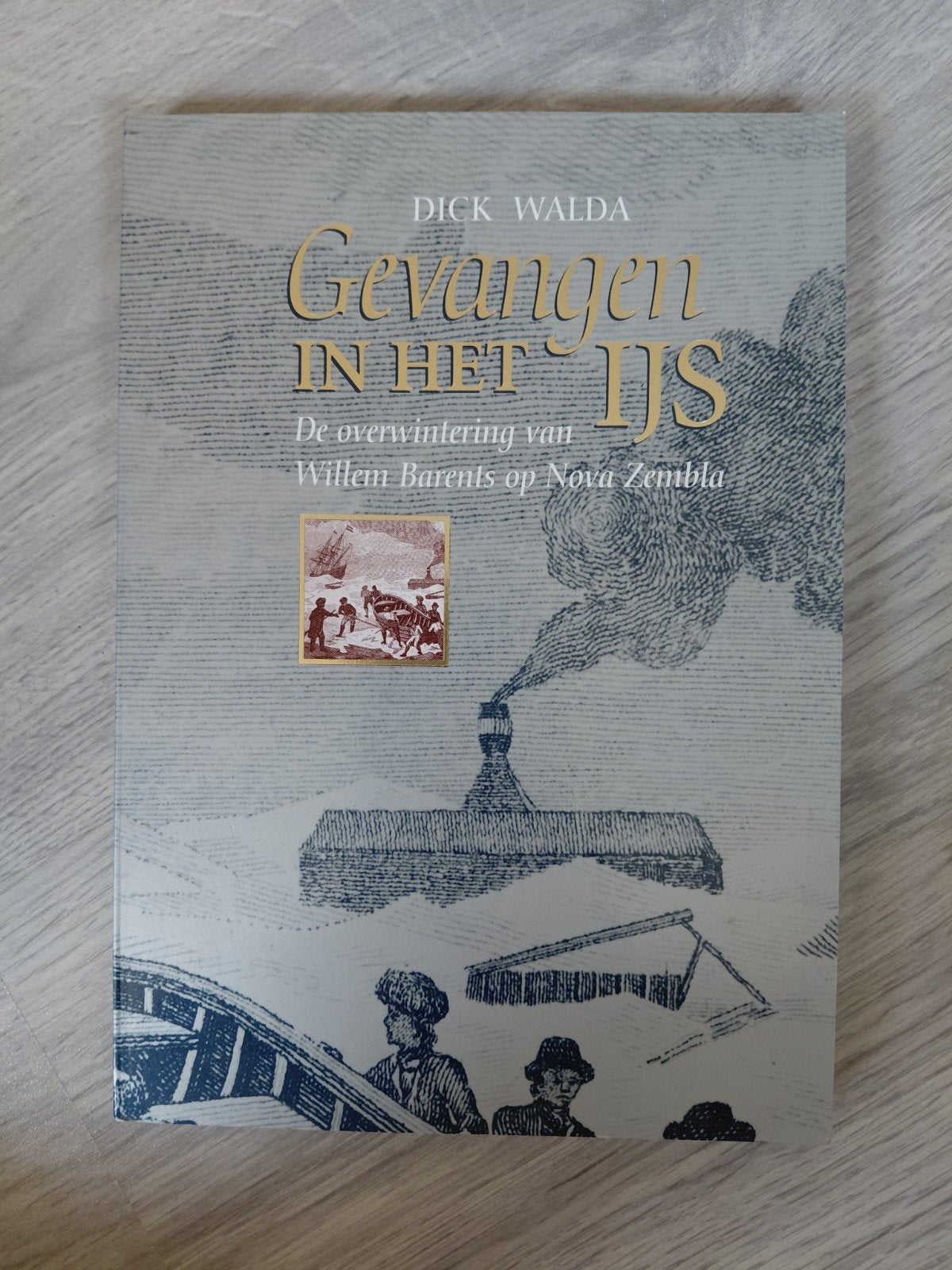 D. Walda - Gevangen in het ijs, Ophalen of Verzenden, Gelezen, D. Walda
