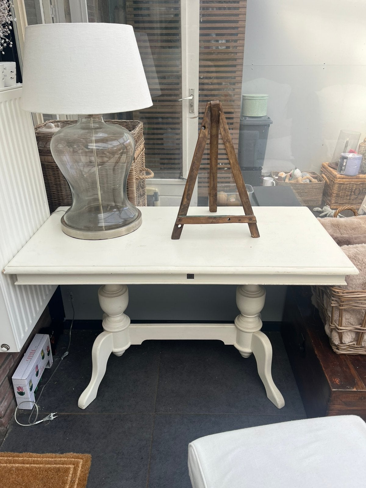 Rivieraaison side table / bureautje, Ophalen, Gebruikt, 50 tot 100 cm, Rechthoekig