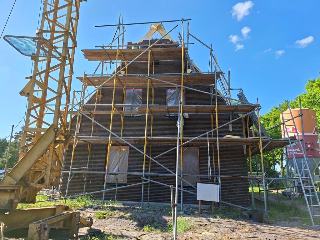 Gevel steiger, Ophalen, Gebruikt, Gevelsteiger, 5 meter of hoger