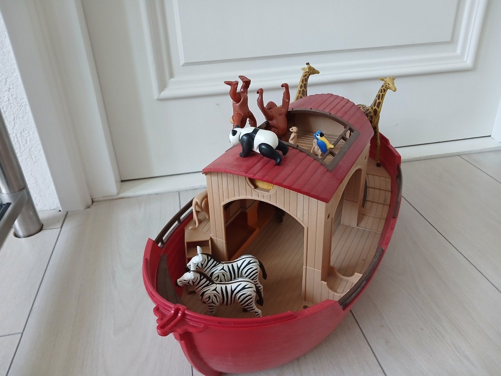 Playmobil 1.2.3. Ark van Noach met dieren, Complete set, 1.2.3, Ophalen of Verzenden, Zo goed als nieuw