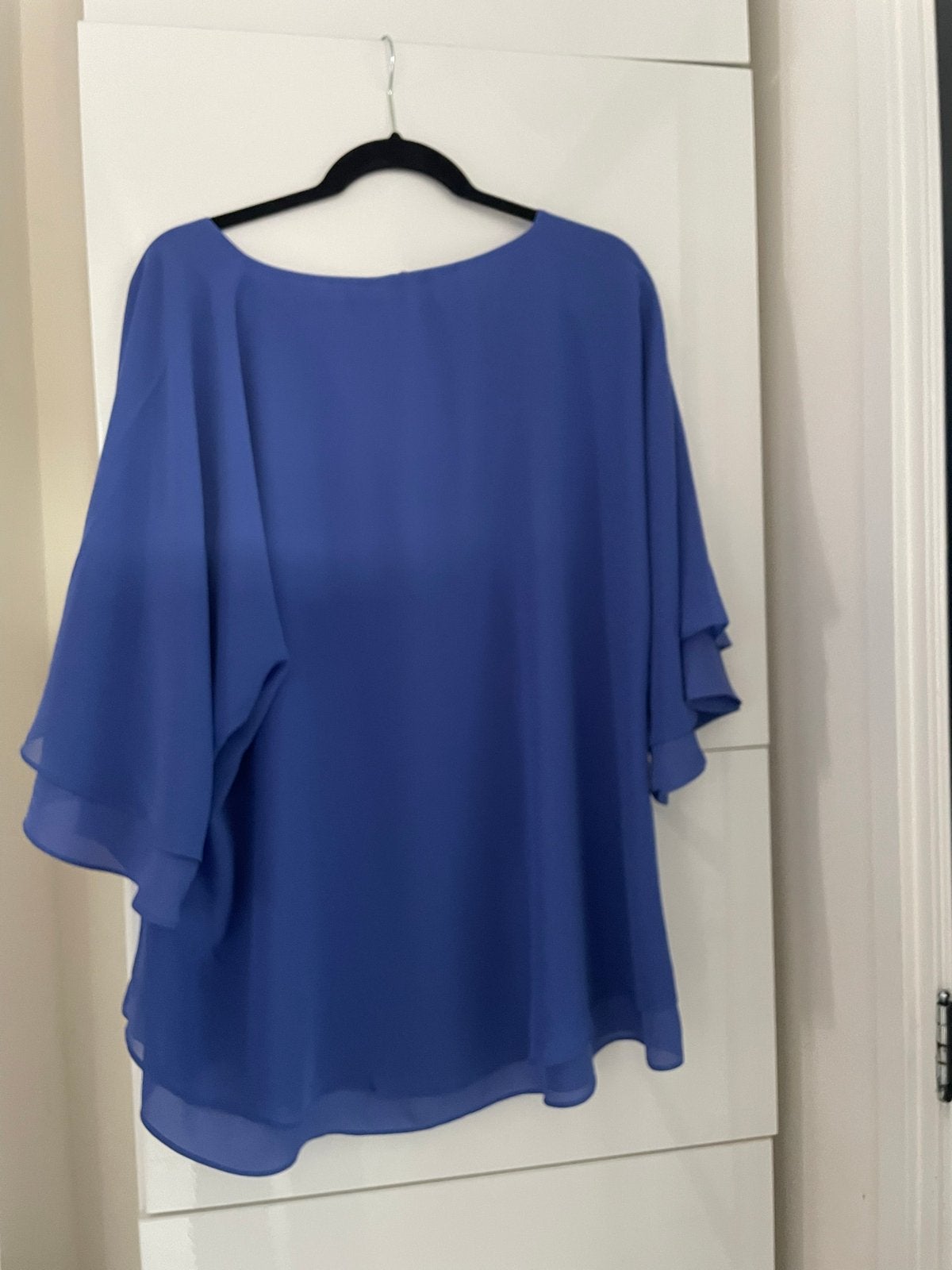 Elena Miro lavendelblauwe top 44, Maat 46/48 (XL) of groter, Zo goed als nieuw, Korte mouw, Verzenden