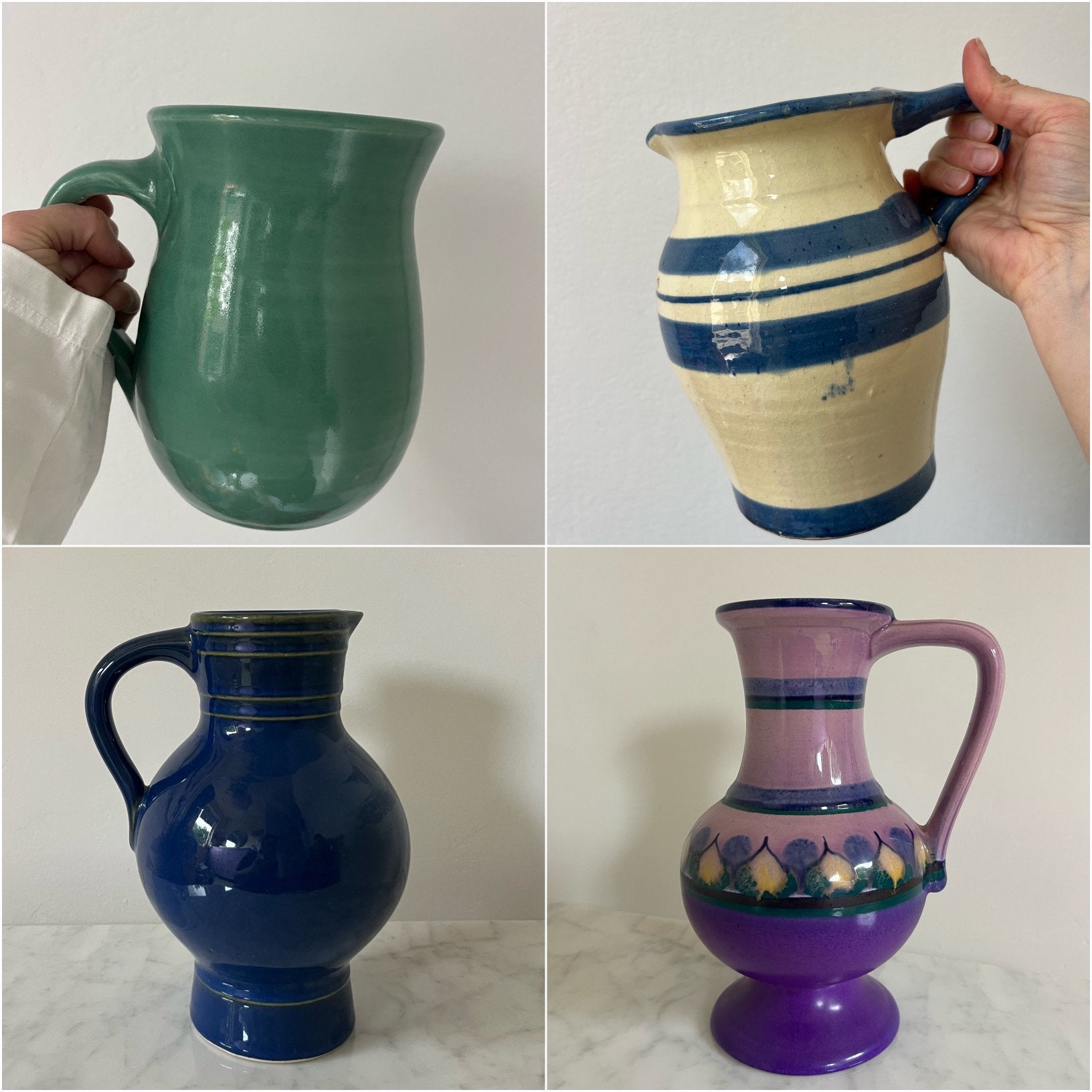 Diverse karaffen - Verschillende kleuren en maten, Ophalen of Verzenden