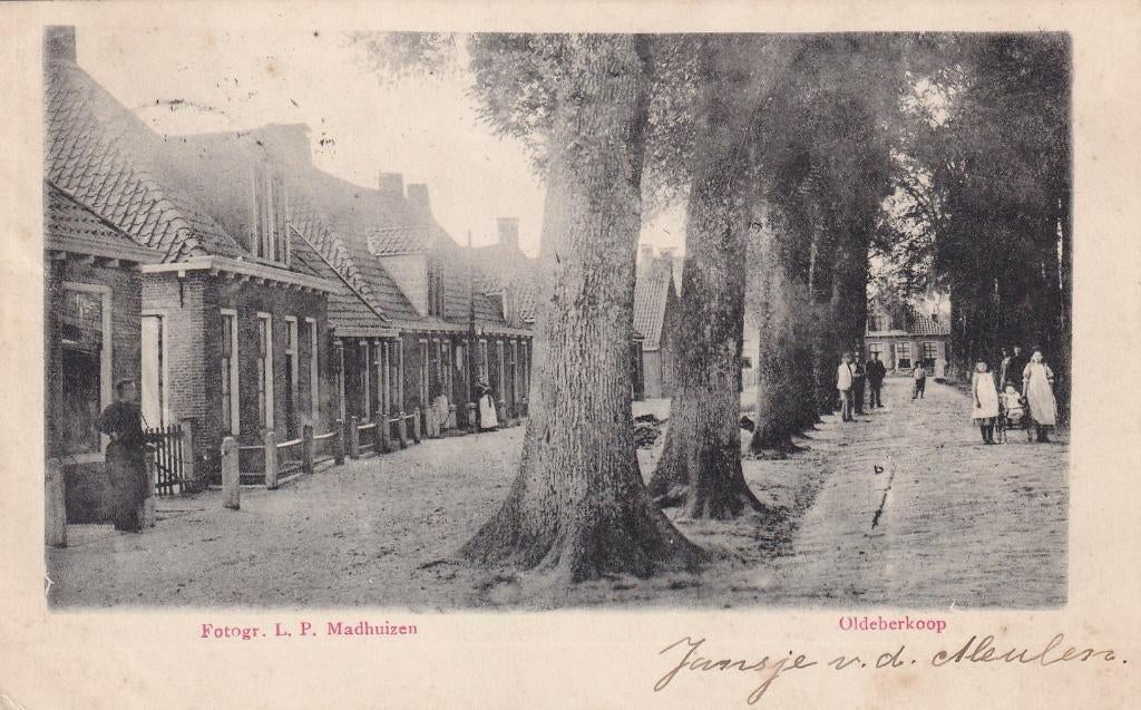 Oldeberkoop, 1902., Verzenden, Voor 1920, Gelopen, Friesland