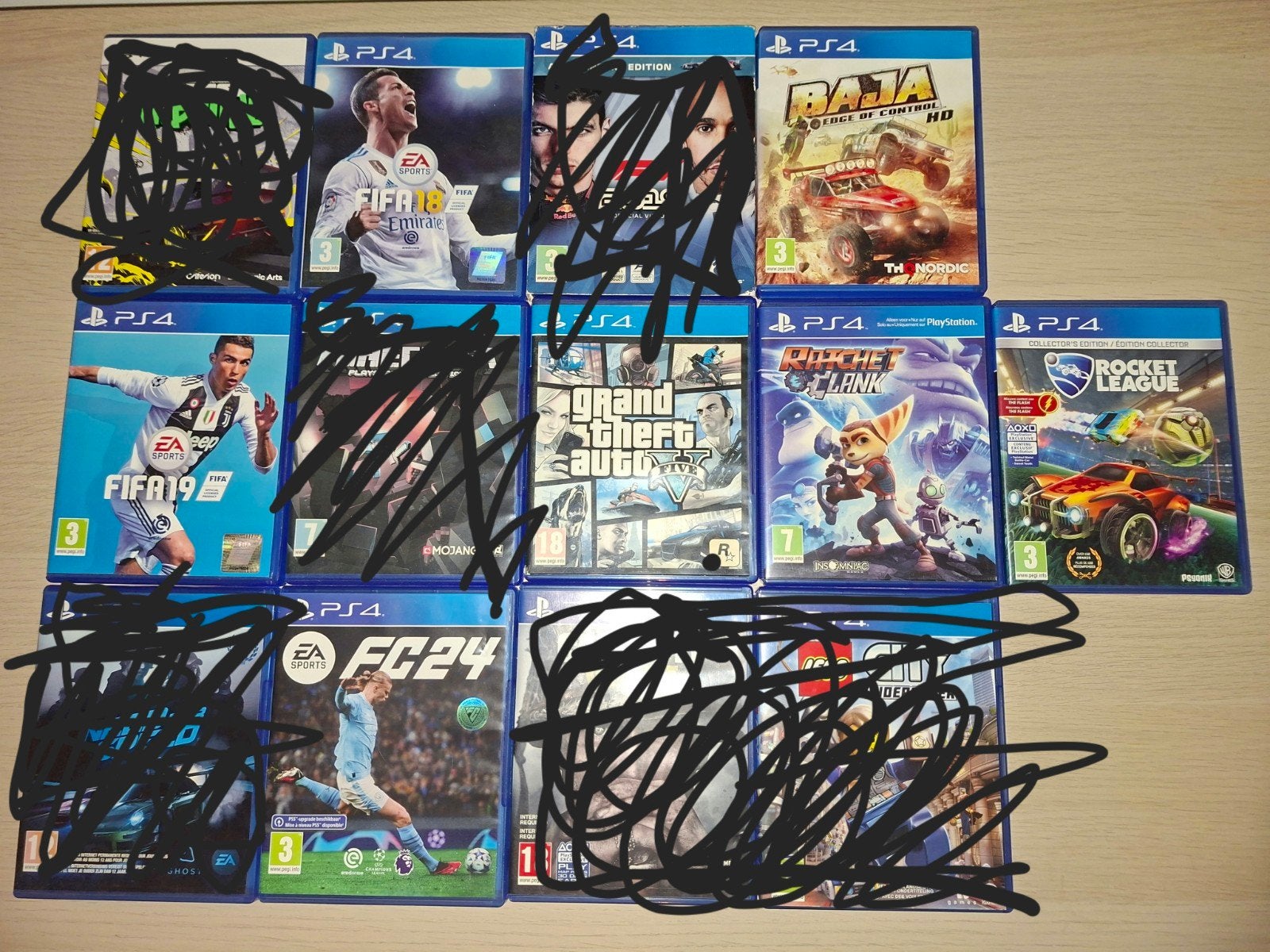 meerdere ps4 games, Ophalen of Verzenden