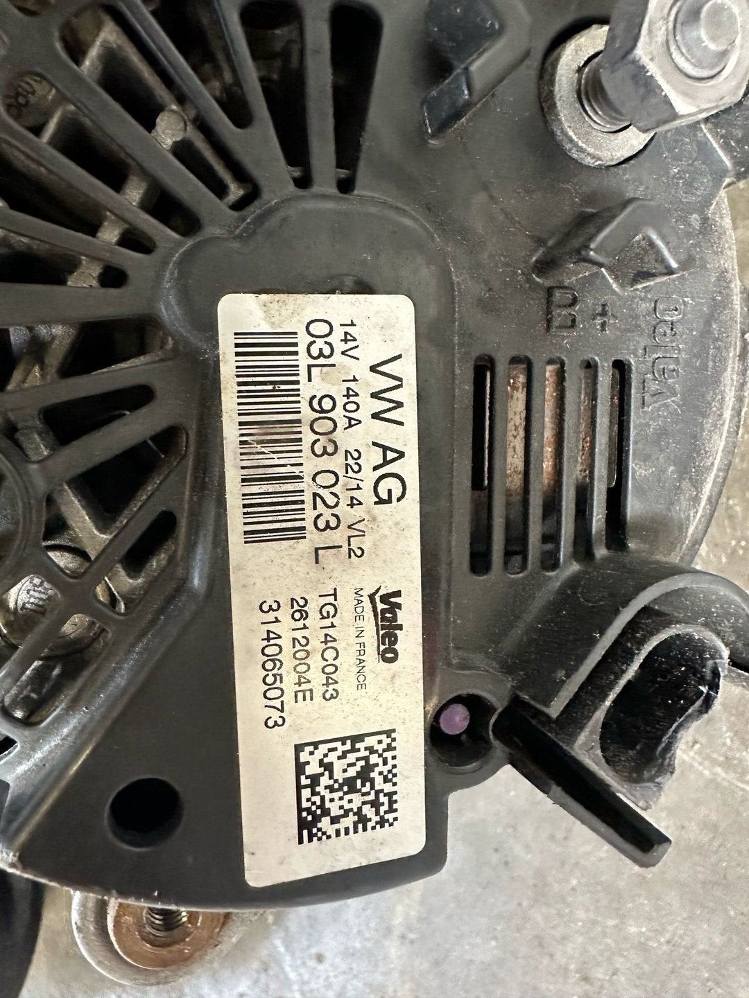 Origineel Dynamo Audi A3 8V VW Caddy Golf Skoda 03L903023K, Auto-onderdelen, Gebruikt, -, -, Ophalen of Verzenden