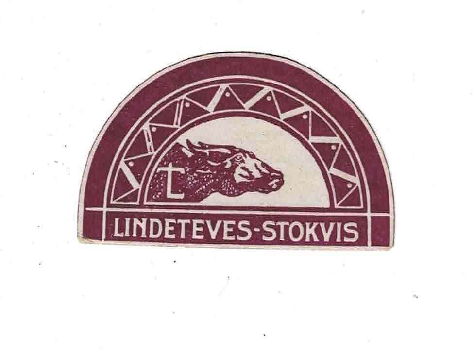Oude sluitzegel van "LINDETEVES-STOKVIS", Verzenden, Zo goed als nieuw, Overige typen