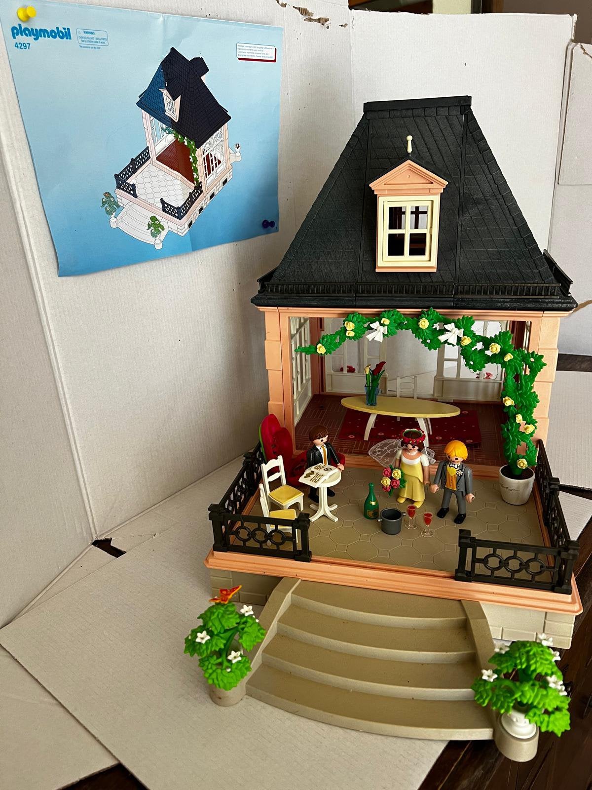 Playmobil 4297 Romantisch Paviljoen met Bruidspaar, Ophalen of Verzenden, Gebruikt, Complete set