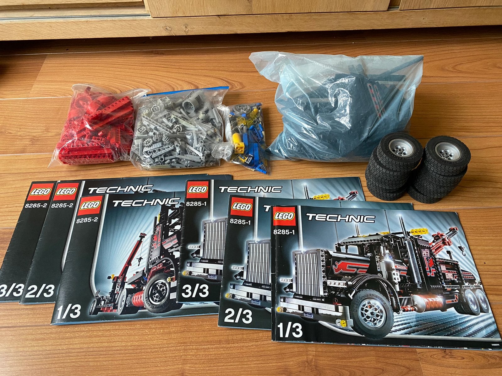 Lego Technic 8285 Sleepwagen / Tow Truck compleet, Gebruikt, Lego, Compleet, Ophalen of Verzenden