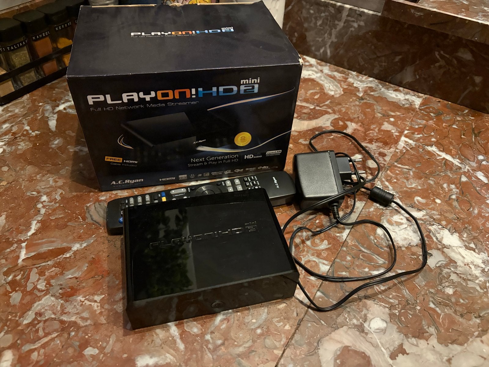 AC Ryan Playon!HD mini Full HD Netwerk Mediaspeler, Ophalen of Verzenden, Gebruikt, HDMI, Zonder harde schijf