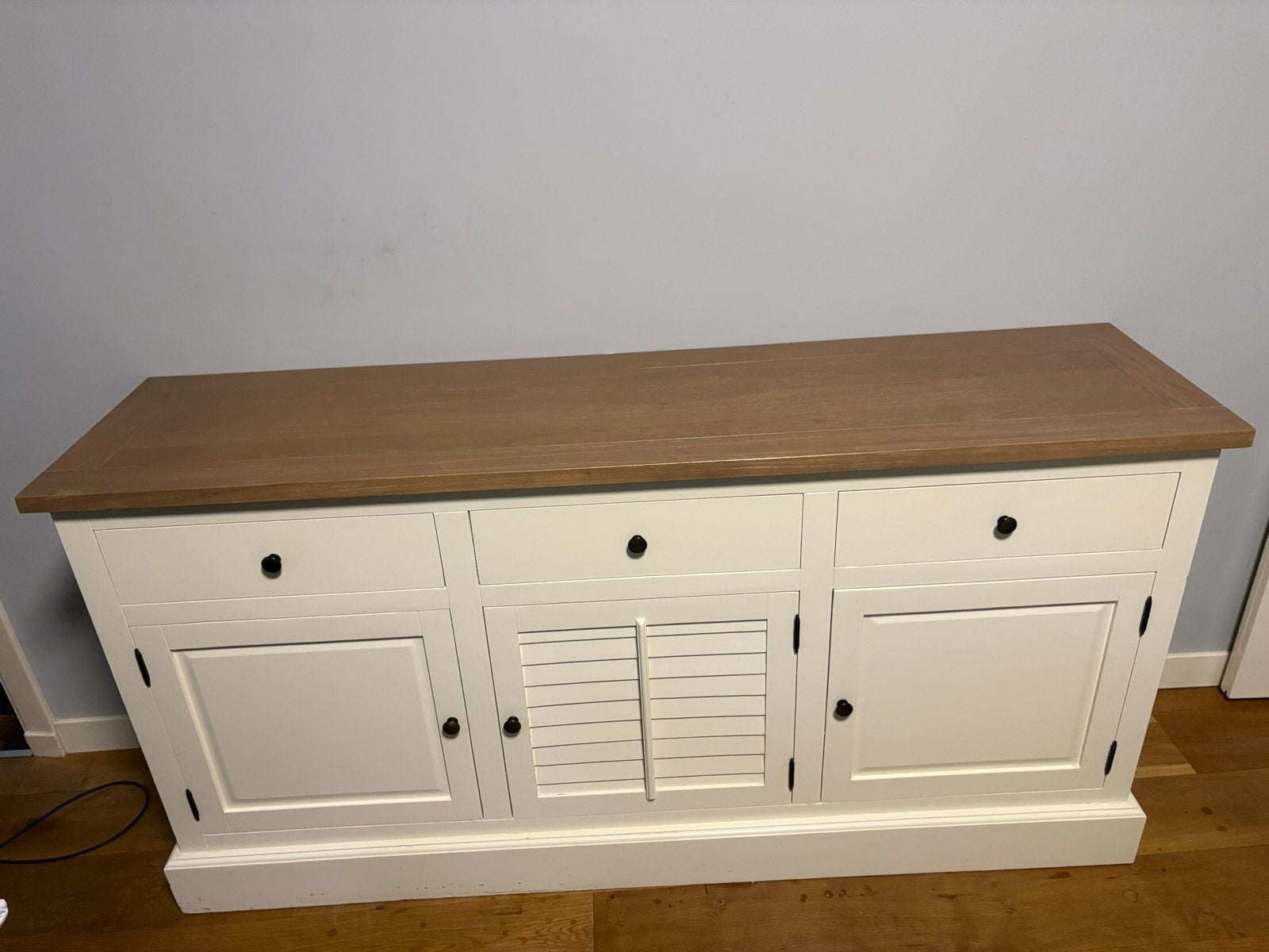 Landelijk dressoir, tv-meubel en salontafel (Newport), Ophalen, Gebruikt, 200 cm of meer, Minder dan 100 cm