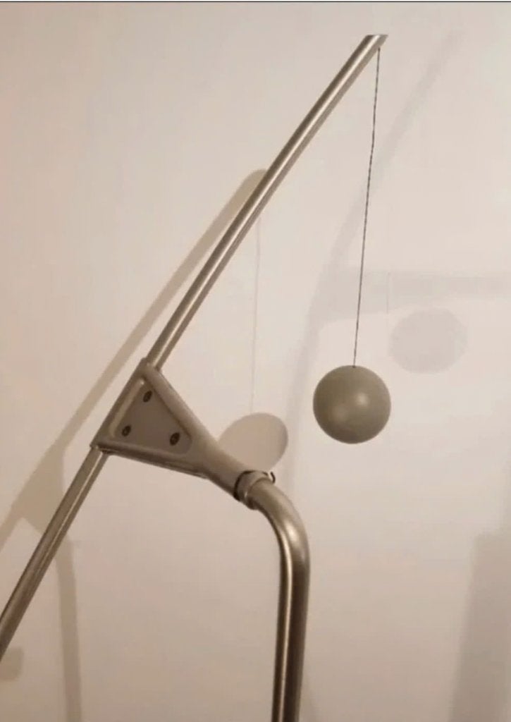 Artemide Nestore Terra grote vloerlamp RVS kleur, Ophalen, Zo goed als nieuw, Metaal, 150 tot 200 cm