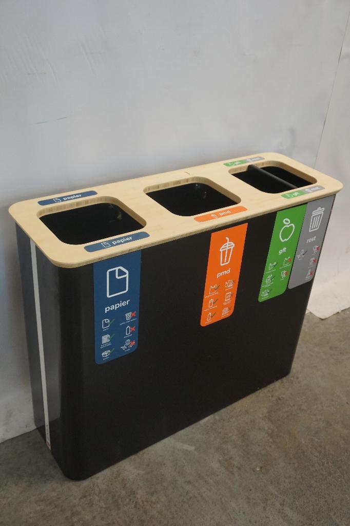 Binbin afvalbak prullenbak sorteerbak afval scheiden, Huis en Inrichting, Woonaccessoires | Prullenbakken, Ophalen, Gebruikt, 40 liter of meer