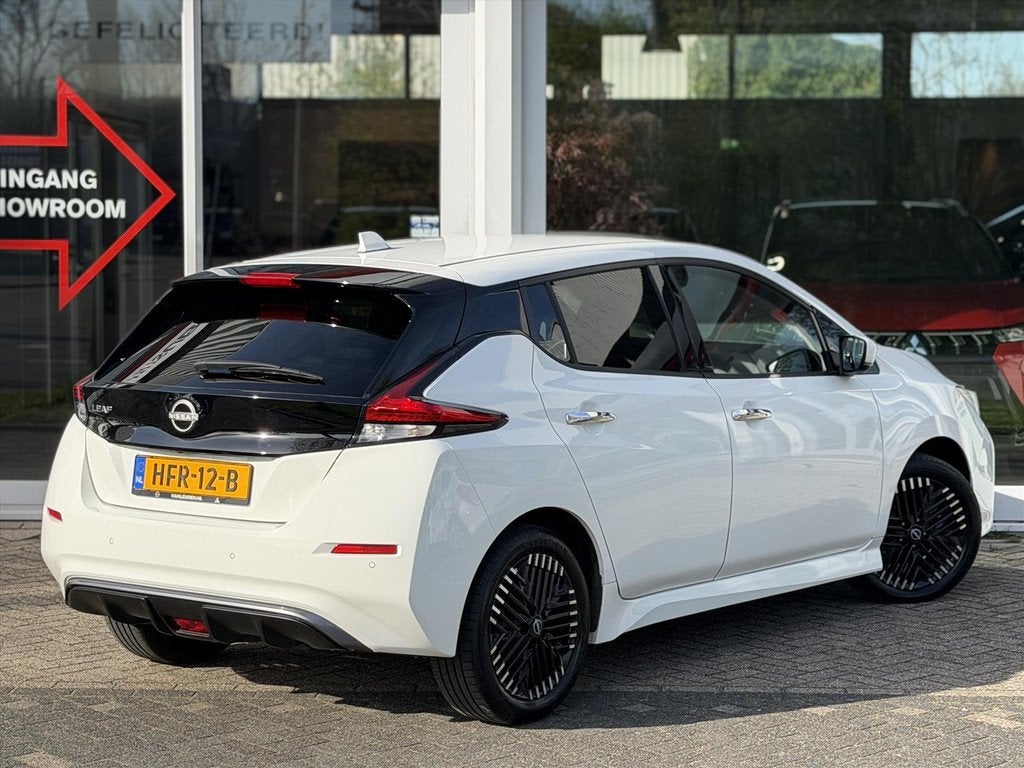 NISSAN Leaf Electric 39kWh Tekna | Leder | Navigatie | Apple, Auto's, Nissan, 12 maanden, Gebruikt, Zwart, 1480 kg