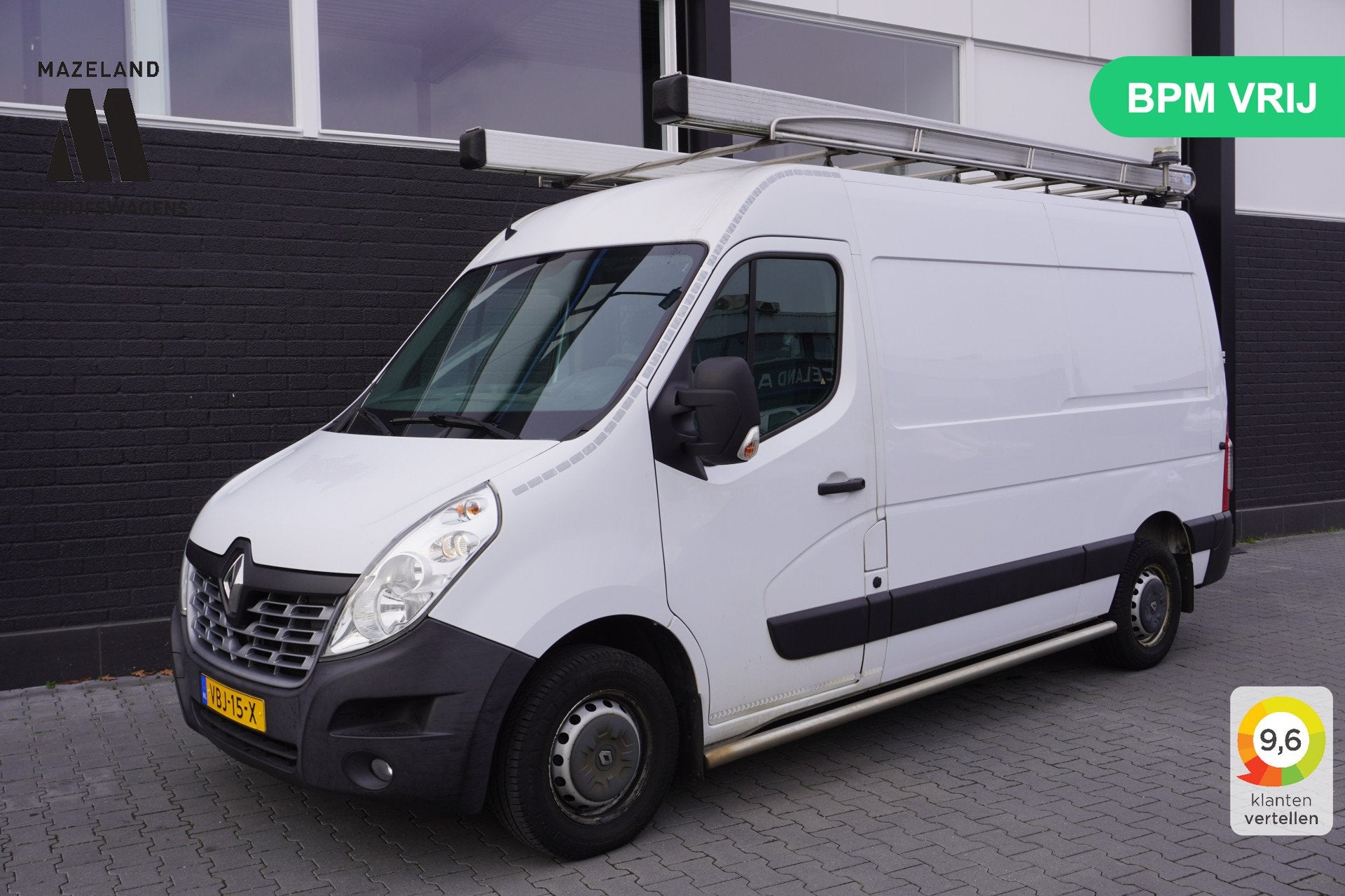 Renault Master 2.3 dCi 130PK L2H2 EURO 6 - Airco - Navi - Cr, Auto's, Dealer onderhouden, Stof, Gebruikt, 4 cilinders