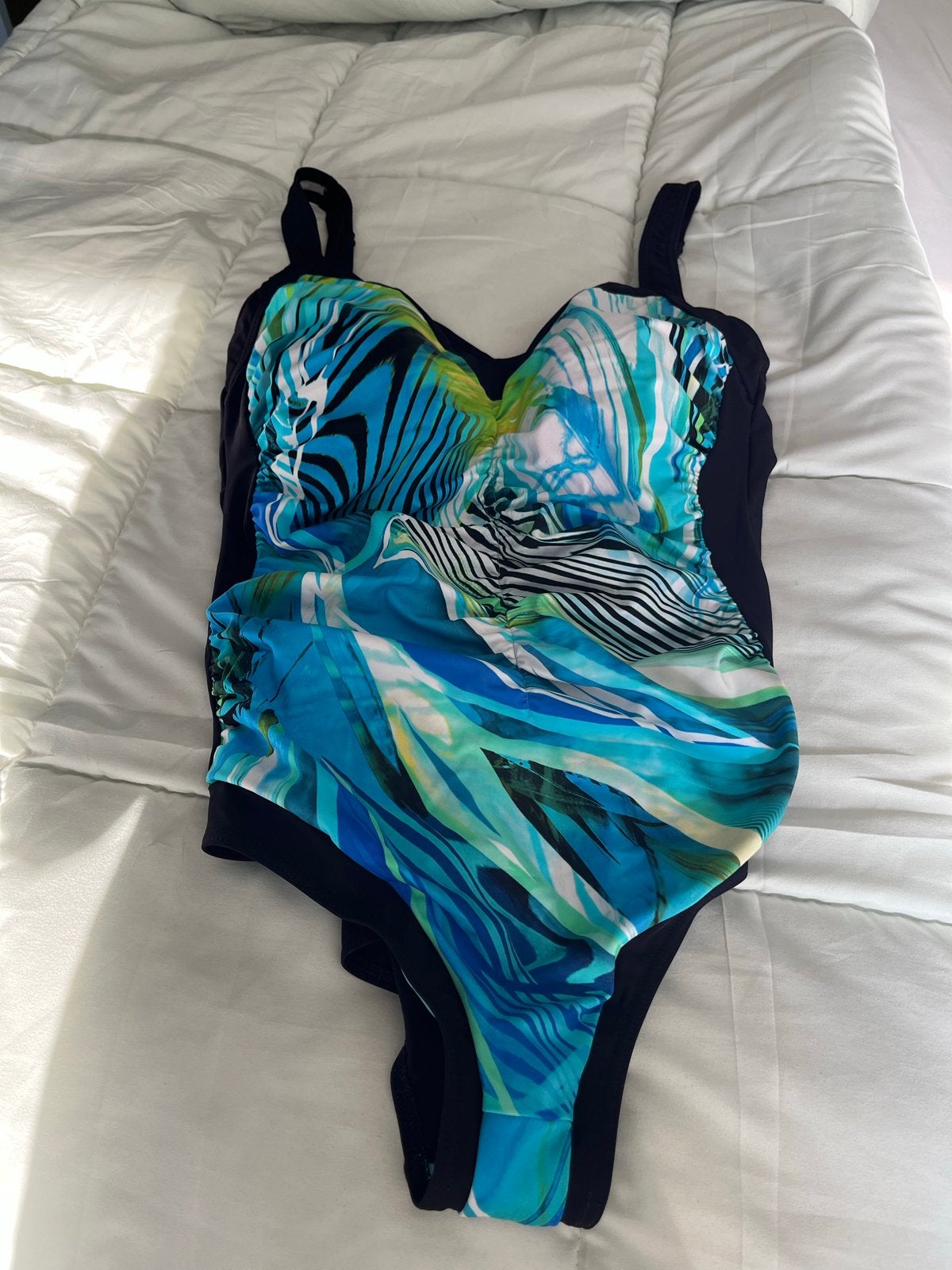 Sunflair corrigerend badpak maat 46 cup E, Kleding | Dames, Verzenden, Gedragen, Meerkleurig, Badpak