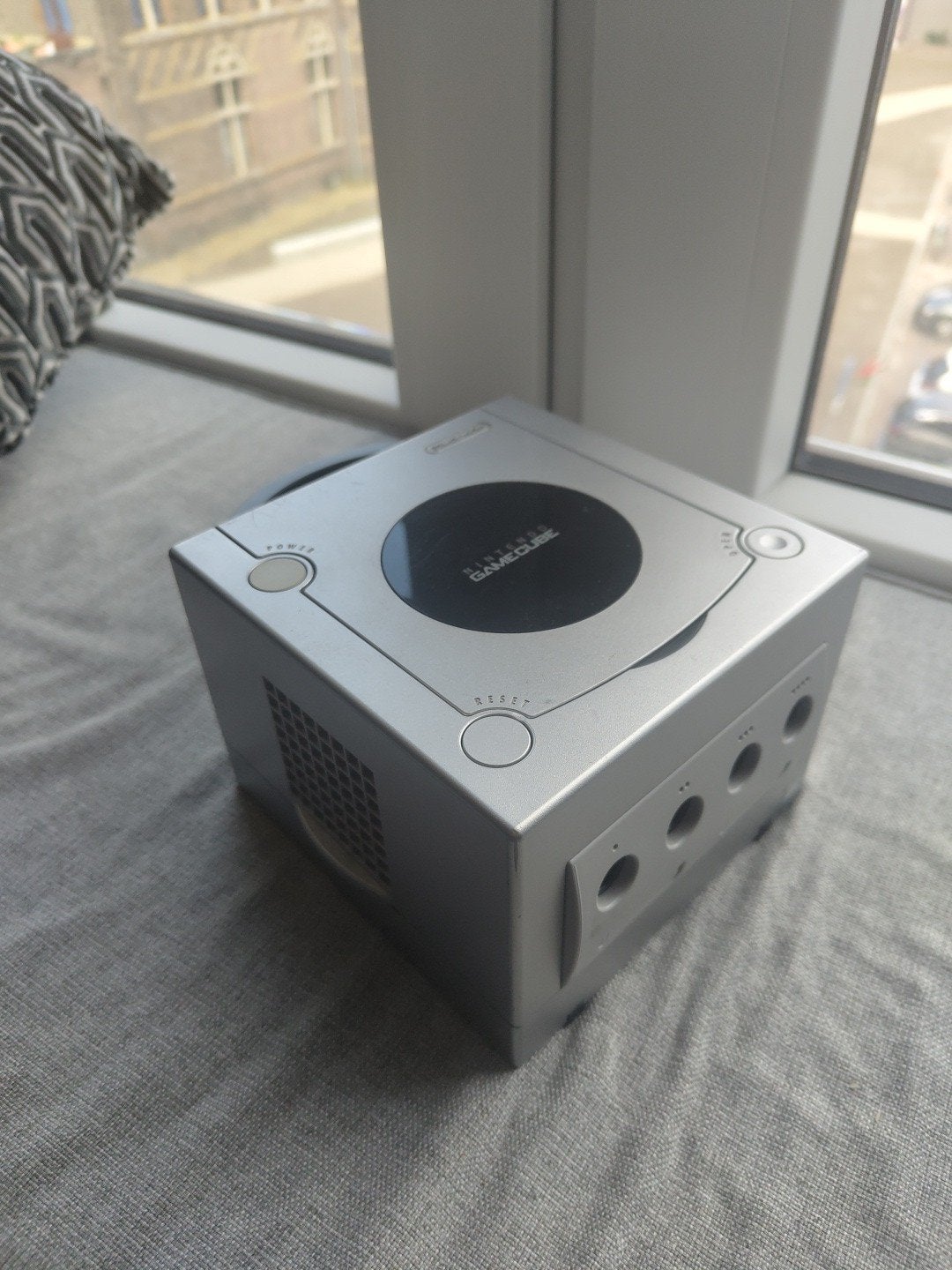Nintendo GameCube met controller, Ophalen of Verzenden, Gebruikt, Zilver, Zonder controller