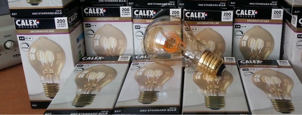 Calex standard bulb gold 200lm dimbaar A60, Ophalen, Nieuw, E27 (groot), Led-lamp