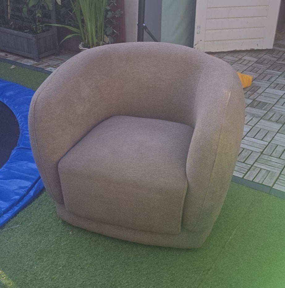 Fauteuil bruin stoel - 70x80 cm, 1,5 jaar oud, Ophalen