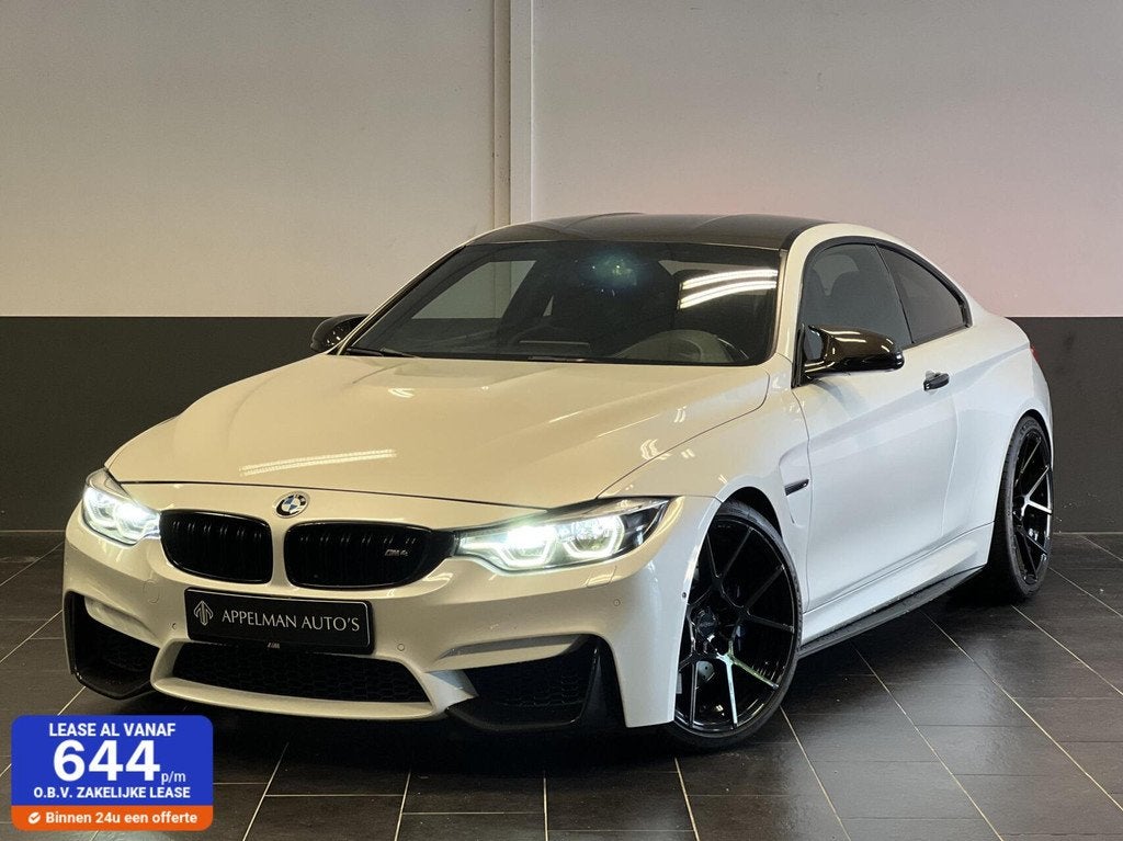 BMW 4-serie Coupé M4|Milltek|360Camera|Carbon|Memory|HUD|, Automaat, 431 pk, Zwart, 4-Serie