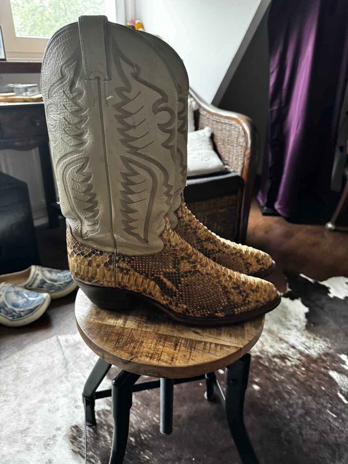 Western laarzen, Kleding | Heren, Schoenen, Ophalen of Verzenden, Zo goed als nieuw, Bruin, Boots